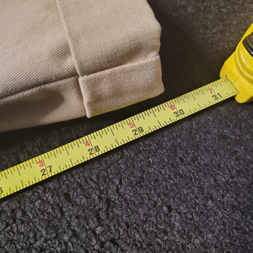 Polo Ralph Lauren Hammond Pants Mens 38x32 Khaki Beige Pleated Chino Cuffed - Picture 11 of 11